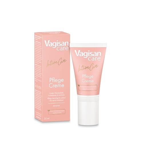 VagisanCare Pflege-Creme - 1 x 30 ml – Intensiv wirkende Feuchtigkeits-Creme für den Intimbereich | Schützt und beruhigt gereizte Haut