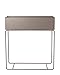 Produktbild Ferm Living Plant Box Blumenkasten, Metall, warm Grey, 65cm