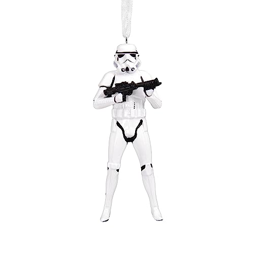 Hallmark Stormtrooper Hanging Christmas Ornament, Star Wars, Space Themed, Resin Tree Decoration, White, H 9 cm by W 3.5 cm by D 2.3 cm