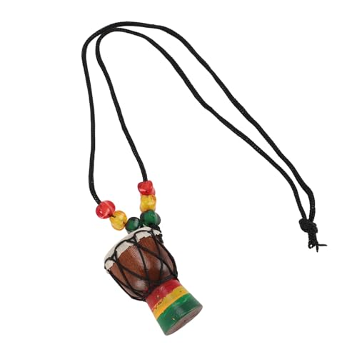 Collier djembé en bois idée cadeau idéale pour passionné de musique