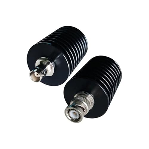 Atenuador BNC de 25 W y 6 GHz con conexión macho a hembra de 50 ohmios y 40dB para laboratorio
