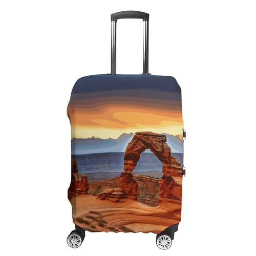 Arches National Park Printed Luggage Cover Protector, Fits 18-32 Inch Luggage