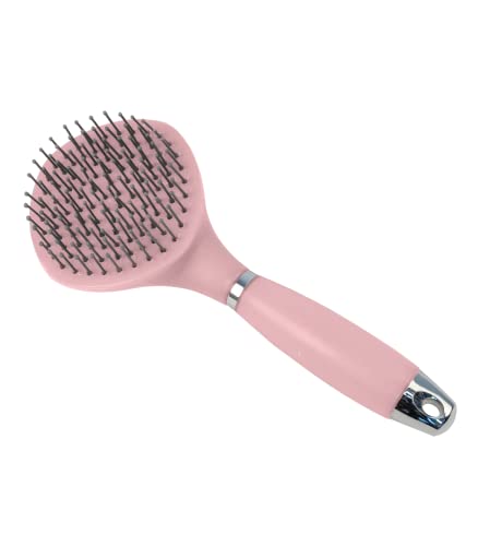Waldhausen brosse pour crinière rose poudré avec poignée en gel