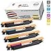 Global Cartridges Compatible Toner Cartridge Replacement for HP CF350A ( 4-Pack )