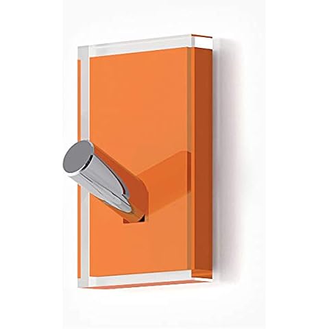 Percha Gedy Rainbow, Transparente Naranja Cover