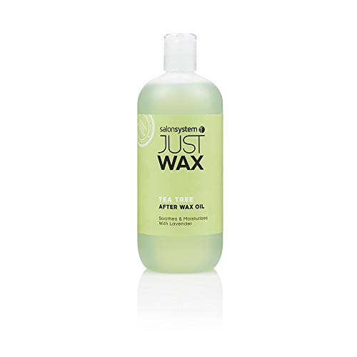 Salon system just wax - Aceite para después de la depilación, aroma de árbol del té (500 ml)