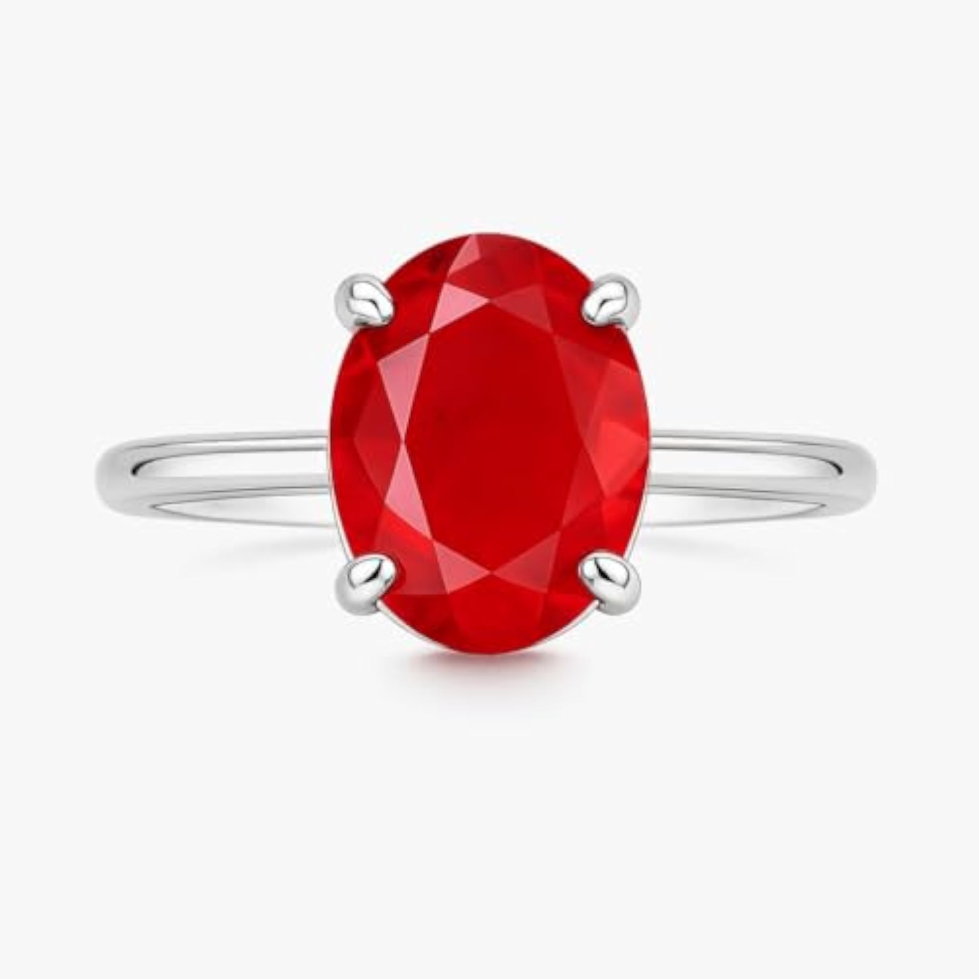Unisex Adjustable Red Carnelian Stone Ring, Healing Crystal