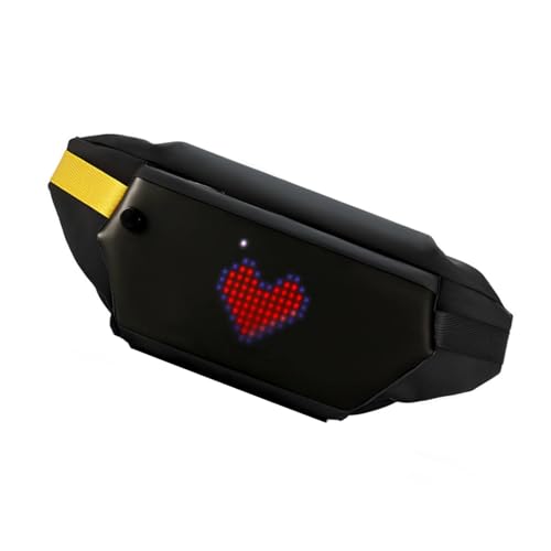 Zhangpu Schultertasche mit LED-Display, mehrere Fächer, programmierbare LED-Fanny-Tasche für Männer und Frauen, Nr. 811