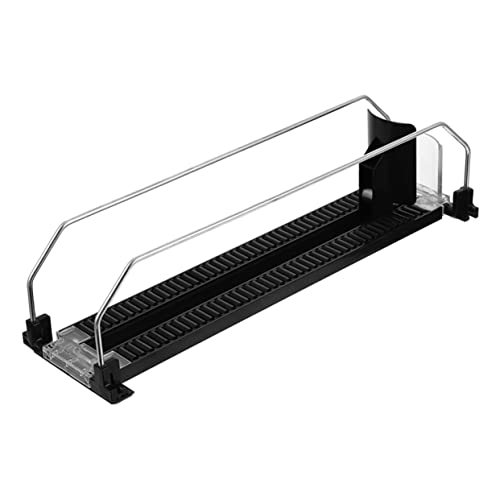 BEBEMOKO Sliding Drink Pusher System for Refrigerators Automatic Replenishment Beverage Organizer for Fridge and Vending Machines Easy to Use Construction
