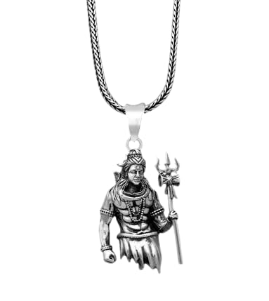 God Shiv Ji Pendant for Men & Women Lord Shiv Ji Locket for Good Health & Wealth