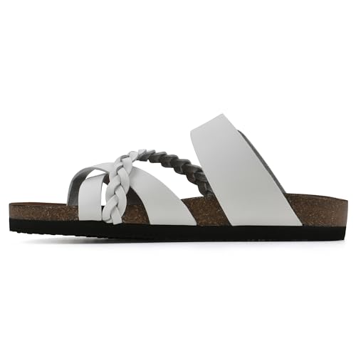 Image of White Mountain Women's Hazy Braided Footbed Sandal