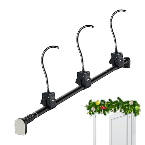 Generico Perchero para puerta de entrada | Gancho colgador para puerta principal | Soporte ajustable sin tornillos extraíble para armario, garaje, oficina, dormitorio