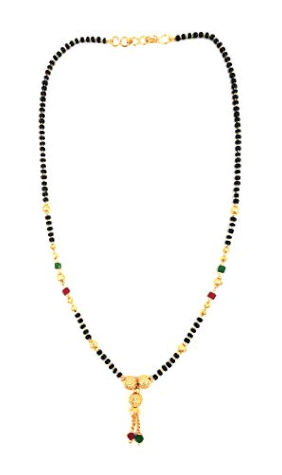 Gold Plated Short Mangalsutra Chain for Women