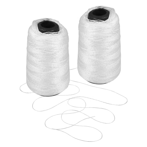 IWOWHERO 2rolls Heavy Duty Nylon Twine String for Masonry Tools Construction String Twisted Nylon Thread