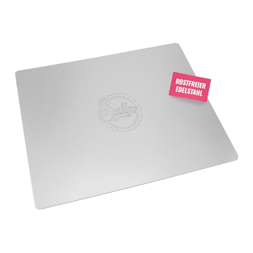 Sallys Tortenbodenheber Eckig - 43,5 x 32 cm - Kuchenschaufel Ideal zum Umsetzen & Dekorieren - Platte aus Rostfreiem Edelstahl - Spülmaschinenfest Sallys Tortenbodenheber Eckig - 43,5 x 32 cm - Kuchenschaufel Ideal zum Umsetzen & Dekorieren - Platte aus Rostfreiem Edelstahl - Spülmaschinenfest