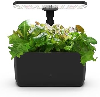 AeroGarden Harvest Lite in Black, Soil-Free Indoor Hydroponic Gar...