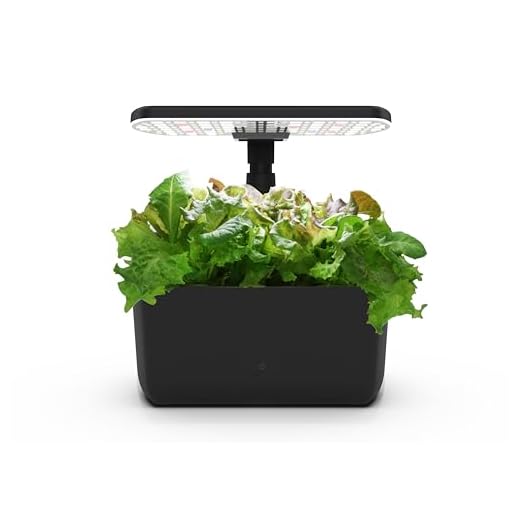 Best garden plants for low sunlight AeroGarden Harvest 2.0, Indoor Garden Hydroponic System with LED Grow Light, Holds up to 6 AeroGarden Pods, Black
