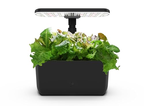 AeroGarden Harvest Lite in Black, Soil-Free Indoor...
