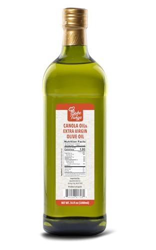 Bake & Tango Canola Oil & Extra Virgin Olive Oil Blend, Ideal for Pizza, Baking and Cooking, Product of Spain, 34 fl oz - Image 4
