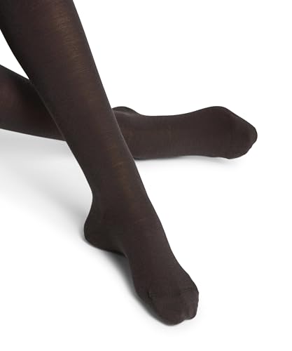 FALKE Kobiety Rajstopy Softmerino W Ti Wełna, Bawełna grube jednokolorowe 1 Para, Czarny Black 3009, 36-38