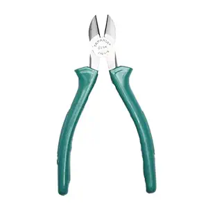Taparia 1101-6 Steel (165mm) Side Cutting Plier (Green and Silver)