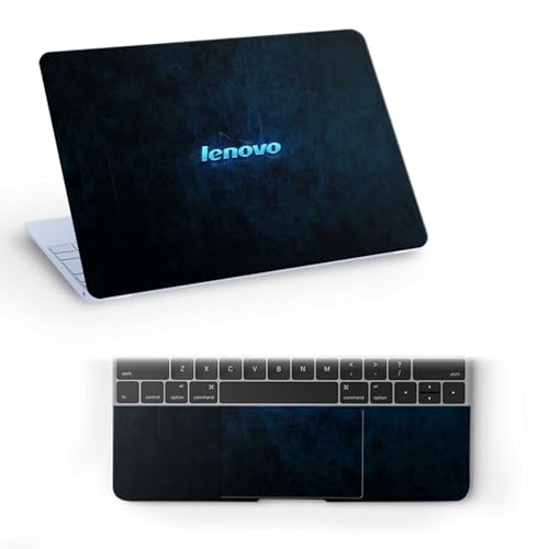Image of Pattern L9 Top+Wrist Pad Vinyl Laptop Skin /Sticker /Cover for 14 Inches Laptops Laminated-Removable-HD Quality Compatible for Lenovo (13.8x9.6 Inches)