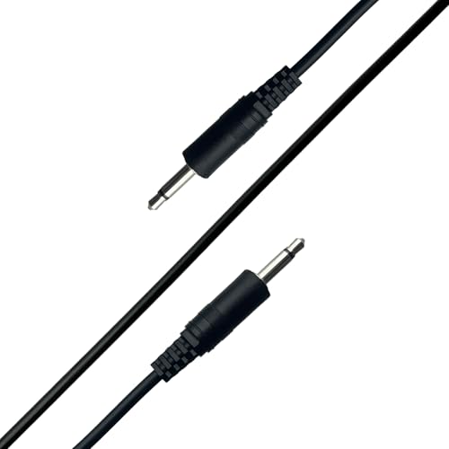 Cable Mono Jack 3.5mm Macho a Macho 5FT 2Pack miniatura 2