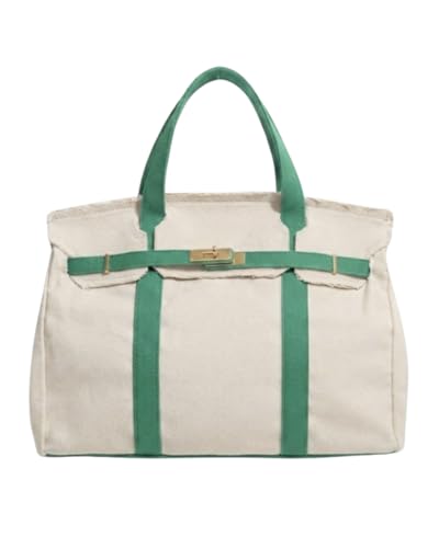 CANVAS & CLUTCH Canvas Caryall Tote 40 cm (Green)