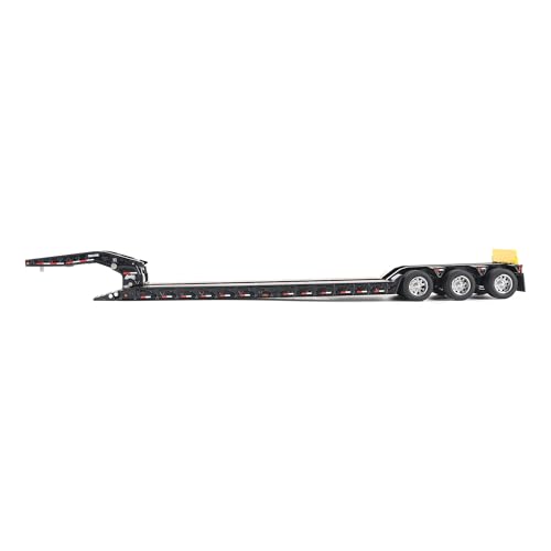 Replica trailer Trail King TK120 1:50 escala negra miniatura 6