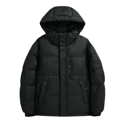 Manteau en duvet classique décontracté homme aux finitions soignées matelassées