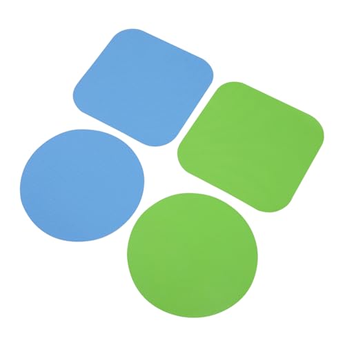 GLEAVI 4pcs Multi Purpose Jar Opener and Coaster Non Skid Rubber Mats for Kitchen Versatile Beverage Openers for Home Cafe and Restaurant Use Tabletops