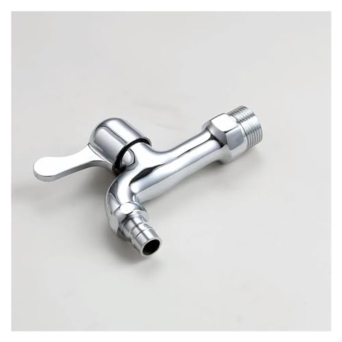 Grifo de latón cromado de 3/4 pulgadas para lavadora de pared 3