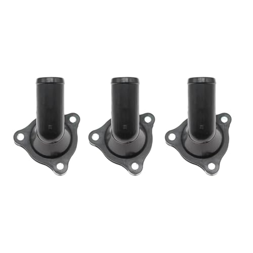 Best 3PCS 25631-3CAA0 Engine Cooling System Water Inlet Thermostat Housing Compatible For Hyundai Azera Santa Compatible For Kia Sedona Sorento Cadenza