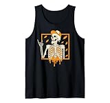 Photo Gallery rock on skeleton cool halloween autunno foglie gocciolanti canotta Photo Gallery rock on skeleton cool halloween autunno foglie gocciolanti canotta