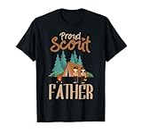 orgoglioso scout padre camping scout scout leader avventura maglietta