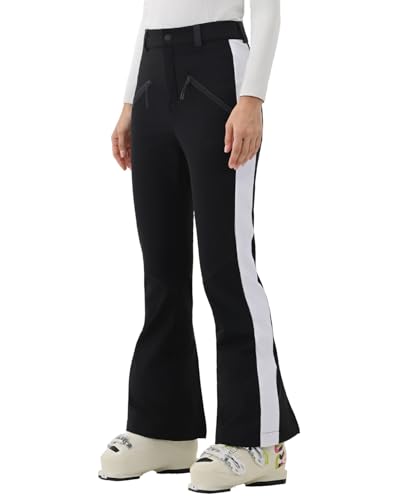 Women's Slim Fit Insulated Ski Pants Black