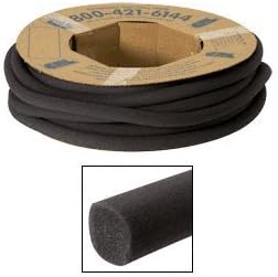 CRL Black Open Cell Backer Rod 1-1/2 Diameter - 100 Foot Roll