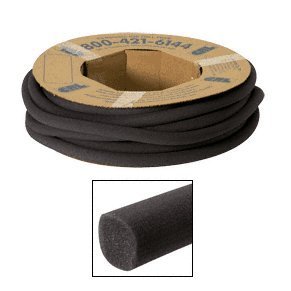 CRL Black Open Cell Backer Rod 1-1-2 Diameter - 100 Foot Roll
