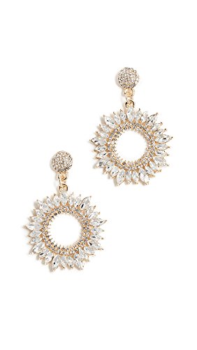 SHASHI Women's Solar Earrings, Yellow Gold, One Size SHASHI Women's Solar Earrings, Yellow Gold, One Size