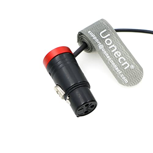 Uonecn Low-Profile 3 Pin Mini XLR TA3M Male to XLR 3 Pin Female Audio Cable for Canon C70, BMPCC 4K 6K Pro Camera Video Assist 36 cm - Image 3