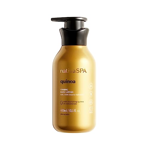 O Boticário Nativa SPA Quinoa Crema Hidratante Corporal Perfumada Loción Para El Cuerpo Reafirmante Vegan 400ml