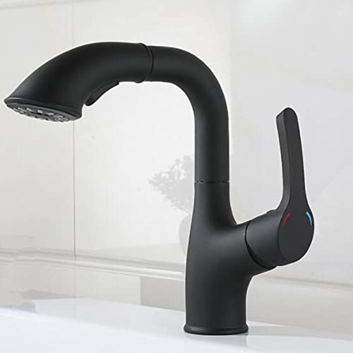 Robinet de bassin multifonctionnel gris avec mitigeur eau chaude froide pour évier