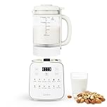 Nut Milk Maker Machine,12-in-1 Automatic Soy Milk Maker with Detachable Design, Homemade Juice,Almond,Oat Milks for Plant-Based Milks, 24H Delay Start/Keep Warm/Auto-Clean/Safety Lock