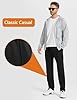 Gaiatiger Mens Joggers Tracksuit Bottoms Jogging Trousers with Pockets Drawstring Casual Sport Sweatpants for Running Gym Workout（9530-Black-M） #3