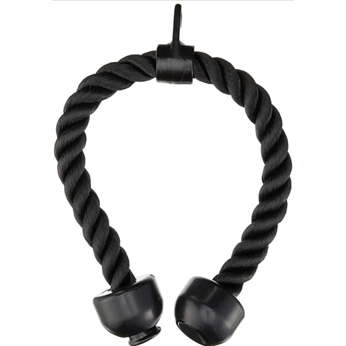 Image of Nylon Triceps Rope - Durable Cable Attachment for Tricep Pushdowns & Arm Workouts