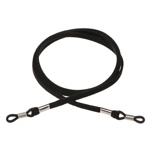 YXINAER 1 Cadena for Gafas, Collar de Cuero for Gafas, Cadena for Gafas de Lectura, Correa for Gafas de Sol, Correa for cordón, Accesorio for Gafas Cadena de Gafas para Mujer(Black)