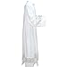 HappyStory mens Roman CasSocks Clergy Catholic Church ALB Embroidery Hooded Robe, White04, XL: Around 162-173cm in height