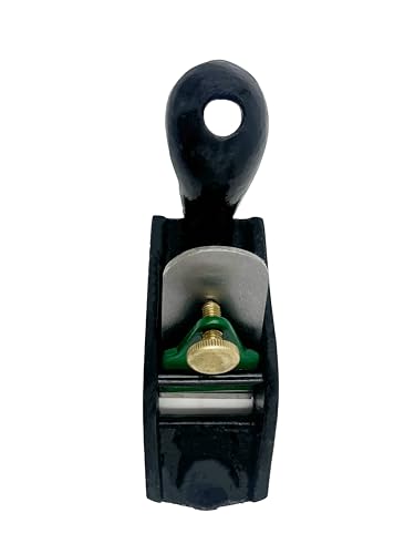 Image of Mini Wood Planner With Solid Brass nut 3-1 /8 inch INCH (115MM) Long Blade Width 25mm Seasoned Casting Jack Plane