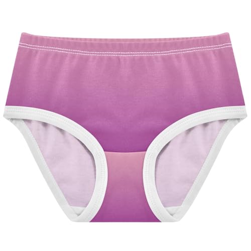 Joisal Cotton Toddler Girls Underwear Blush Pink Patriarch Gradient Little Girl Panties Durable Briefs Kids Undies 2t