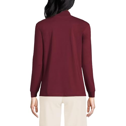 Image of Lands' End Women's Plus Size Long Sleeve Super T Mock